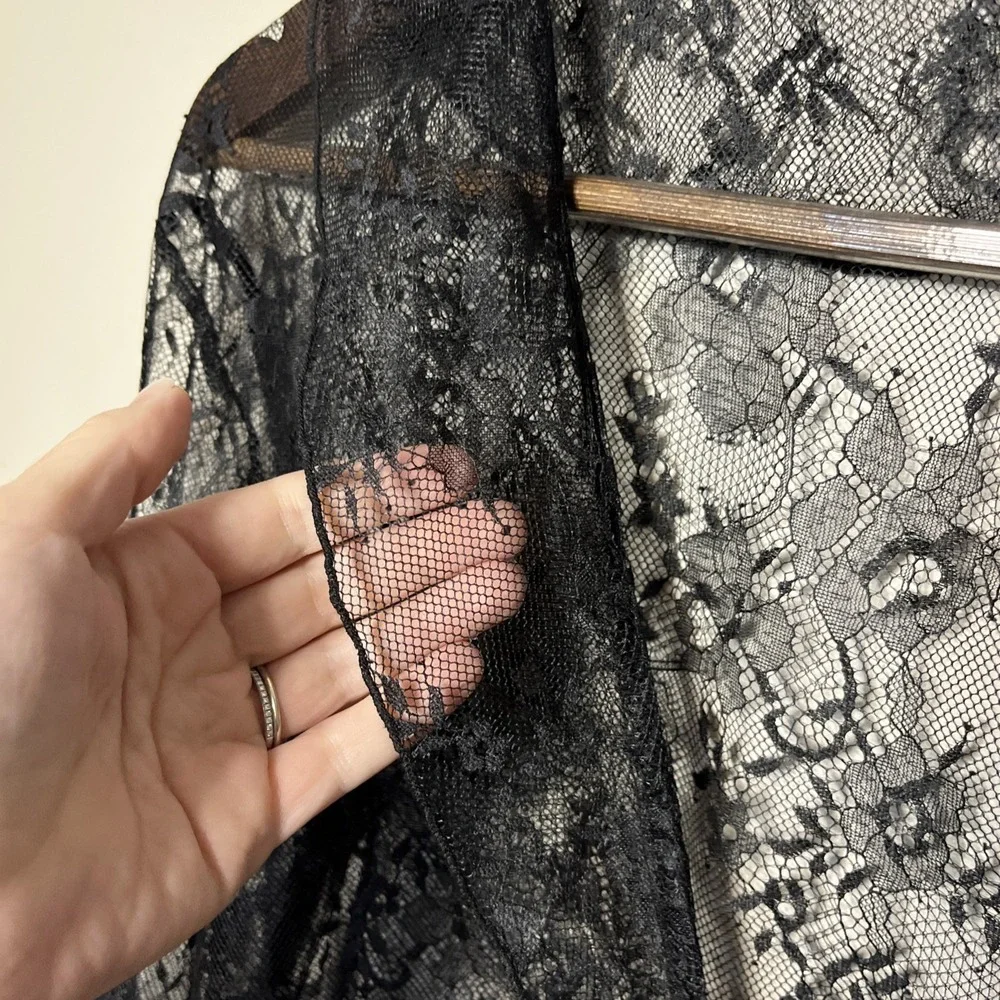 N/A black lace